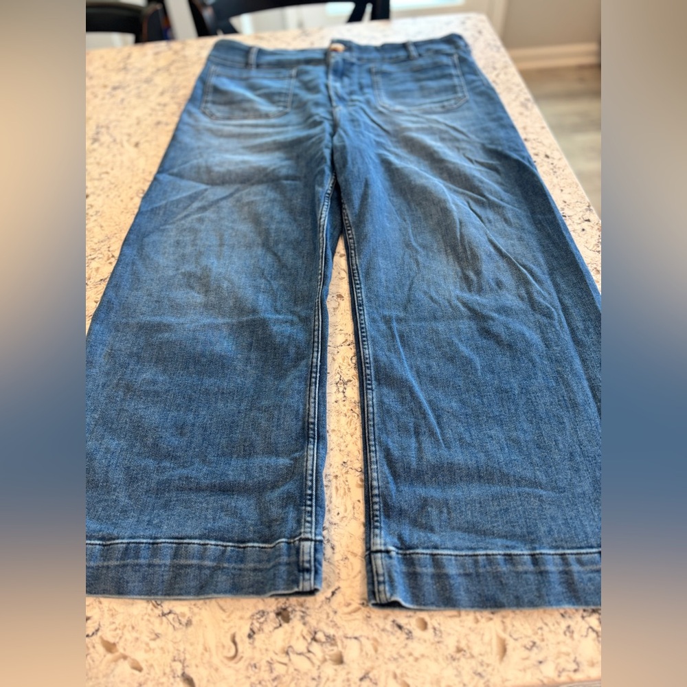 Maeve Blue Straight Leg Jeans